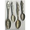 Image 1 : FOUR SILVER MINING SOUVENIR SPOONS