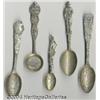 Image 1 : FOUR SILVER MINING SOUVENIR SPOONS