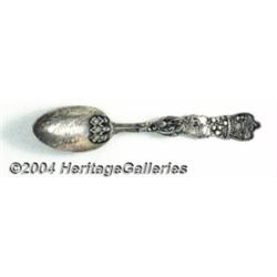 A SILVER FLORIDA SOUVENIR SPOON