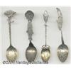 Image 1 : A GROUP OF FOUR MARINE LIFE SOUVENIR SPOONS