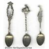 Image 1 : A GROUP OF THREE MARINE LIFE SOUVENIR SPOONS
