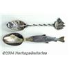 Image 1 : TWO FIGURAL MARINE LIFE SOUVENIR SPOONS