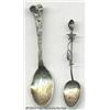 Image 1 : TWO SILVER MARINE LIFE SOUVENIR SPOONS