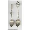 Image 1 : TWO SILVER MARINE LIFE SOUVENIR SPOONS