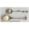 Image 1 : TWO MARINE LIFE SOUVENIR SPOONS