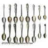 Image 1 : A GROUP OF NINETY-NINE SILVER STATE SOUVENIR SPOONS