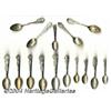 Image 4 : A GROUP OF NINETY-NINE SILVER STATE SOUVENIR SPOONS