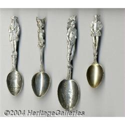 A GROUP OF THREE SOUVENIR SPOONS