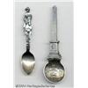 Image 1 : TWO SILVER SOUVENIR SPOONS