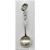 Image 1 : A SILVER FLORAL ROUND-BOWL SOUVENIR SPOON