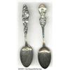 Image 1 : TWO SILVER ADVERTISING SPOONS