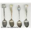 Image 1 : GROUP OF FOUR DEMITASSE ADVERTISING SPOONS