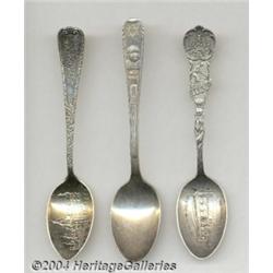 THREE SOUVENIR SPOONS