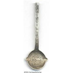 A SILVER LOUISVILLE SOUVENIR SPOON