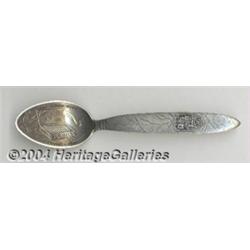 A SILVER CIGAR ADVERTISING SPOON
