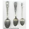 Image 1 : GROUP OF THREE DEMITASSE ADVERTISING SPOONS