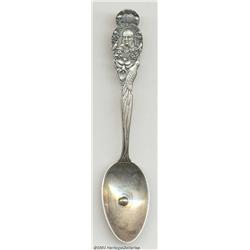 A SILVER PHYSICIAN ADVERTISING SPOON