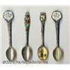 Image 1 : GROUP OF FOUR SILVER AND ENAMEL HAWAIIAN SPOONS