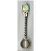 Image 1 : A SILVER AND ENAMEL HAWAIIAN COIN SOUVENIR SPOON
