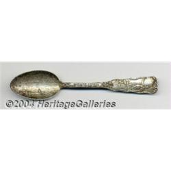 A SILVER KING KAMEHAMEHA HAWAIIAN SOUVENIR SPOON