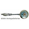 Image 1 : A SILVER AND ENAMEL HAWAIIAN KING KAMEHAMEHA SOUVENIR SPOON