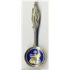 Image 1 : A SILVER AND ENAMEL HAWAIIAN KING KAMEHAMEHA SOUVENIR SPOON