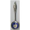 Image 1 : A SILVER AND ENAMEL HAWAIIAN KING KAMEHAMEHA SOUVENIR SPOON