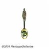 Image 1 : A SILVER AND ENAMEL HAWAIIAN KING KAMEHAMEHA SOUVENIR SPOON