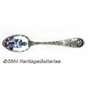 Image 1 : A SILVER AND ENAMEL BLACK AMERICANA SOUVENIR SPOON