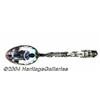 Image 1 : A SILVER AND ENAMEL BLACK AMERICANA SOUVENIR SPOON