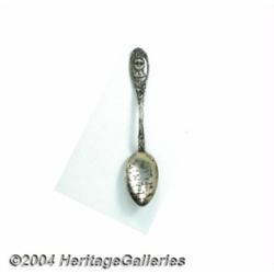 A SILVER BLACK AMERICANA SOUVENIR SPOON