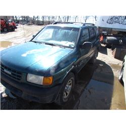 1999 GREEN ISUZU RODEO S 4 DR-452CM58W4X4700585 SK REG