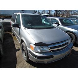 2004 GREY CHEVY VENTURE EXT-IGNDX03E84D141912 Salvage
