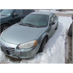 2004 GREY CHRYSLER SEBRING LX1 4 DR-IC3EL56R64N255586 Salvage