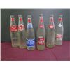 Image 1 : 6 Vintage Glass Bottles-Stubby Quality,Dbl Cola,King Size Mission Cali,Royal Crown,Diet-Rite Cola