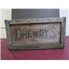 Image 1 : Wooden Crate - Drewrys (Manufactured by Thorkelson the Master box maker, Winnipeg, Canada)