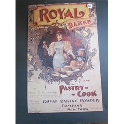 Royal Baking Powder Company NY Repro Ad Sign-15x10