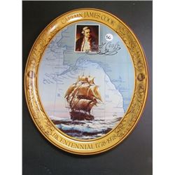 Captain Cook Bi-Centennial Commemoritive Tray LE 1978 Coca Cola Tray 13x10.5