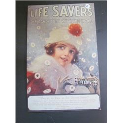 Life Savors-"They're as pure as the driven snow" Repro Ad Sign 15.5x10