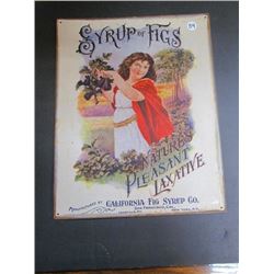 California Fig Syrup Co- Syrup of the Figs Repro Ad Sign-15x12