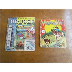 2 Old Story Books for Children-Yippee Kiyi + Houses