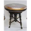 Image 1 : Vintage Piano Wood Swivel Seat Ball Claw Glass Feet