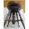 Image 2 : Vintage Piano Wood Swivel Seat Ball Claw Glass Feet