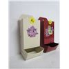 Image 2 : 1 Red, 1 Tan Match Box Holder