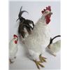 Image 4 : Large White Chicken and 2 Chick Figurines- Real Fathers