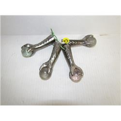 Ball Claw Glass Feet Set Of Four