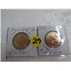 Image 1 : George Washington Gold $1.00, Liberty $1.00, 2000 (Picture has one coin, we added another)