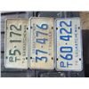 Image 1 : Trailer plates, 1972, 1974, 1976
