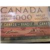 Image 3 : Canadian $1000 Bill 1954 serial 1205273
