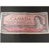 Image 4 : Canadian $1000 Bill 1954 serial 1205273